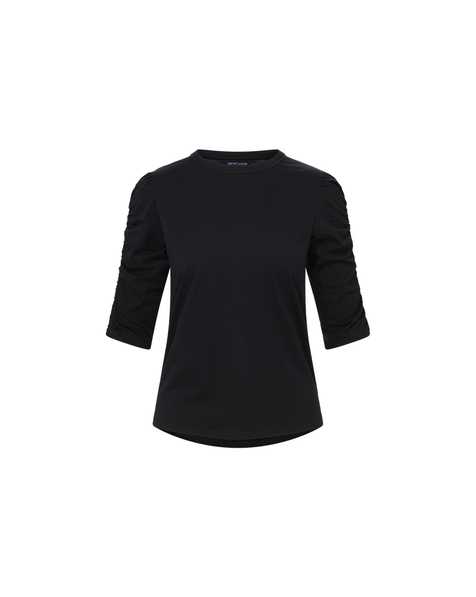 Waldorf Ruched-Sleeve T-Shirt