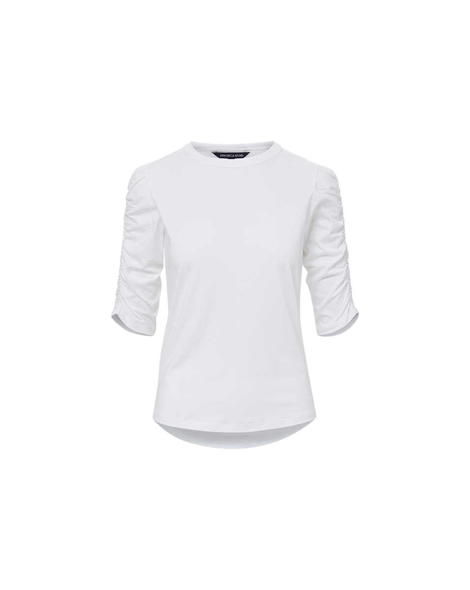 Waldorf Ruched-Sleeve T-Shirt