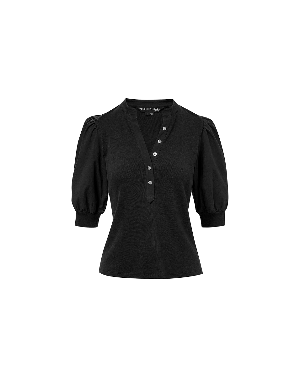 Coralee Puff-Sleeve Top