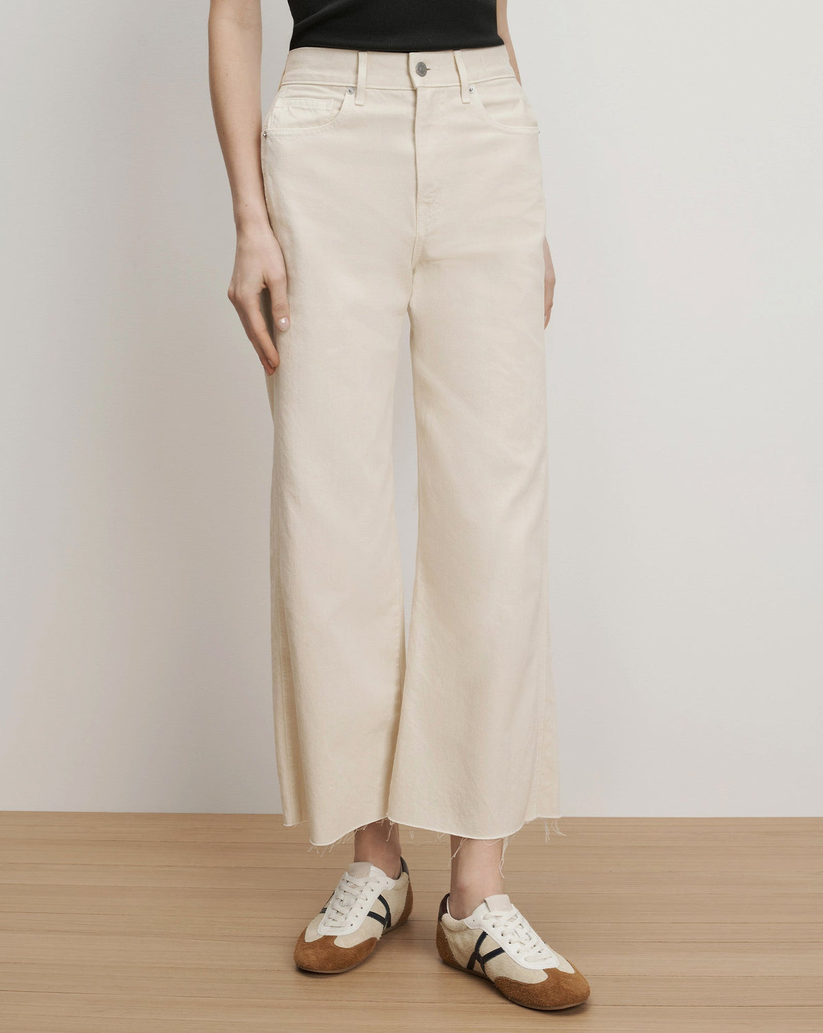 Taylor Cropped Wide-Leg Jean