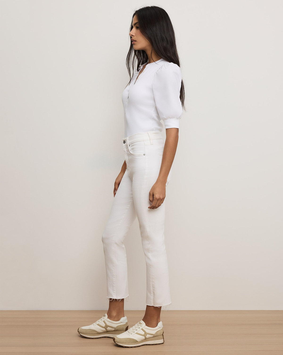 Coralee Puff-Sleeve Top