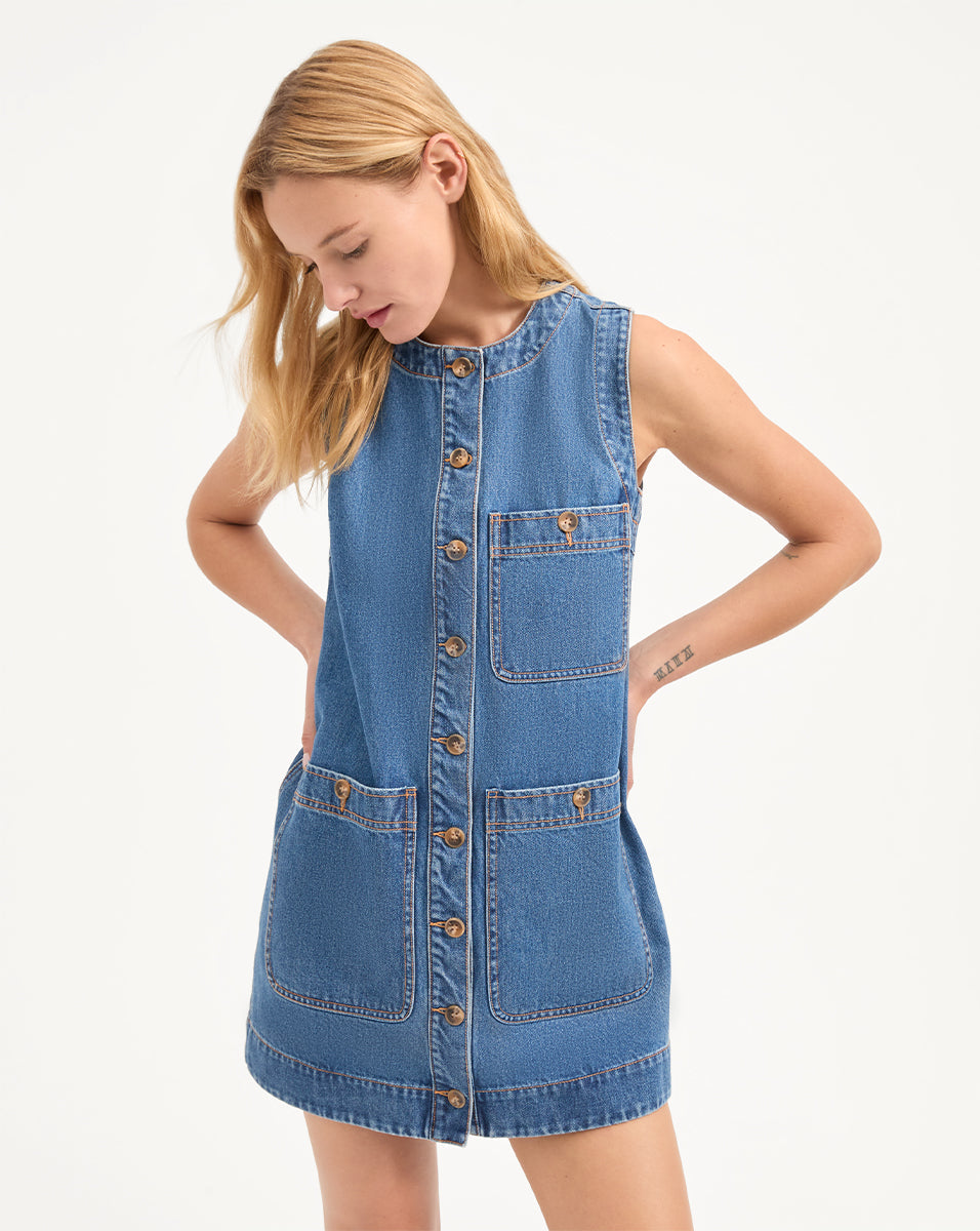 Oakley Denim Mini Dress