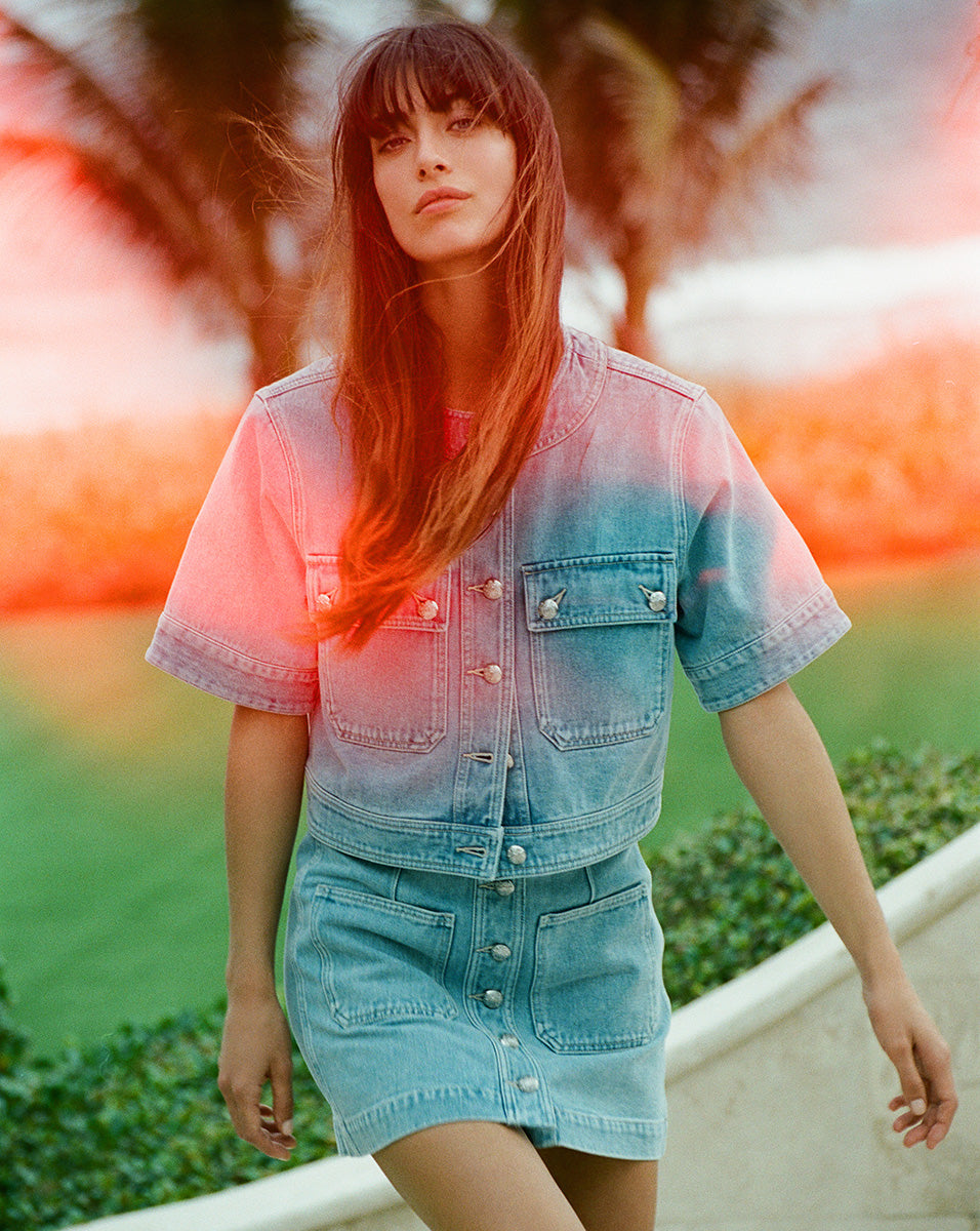 Elias Short Sleeve Denim Jacket