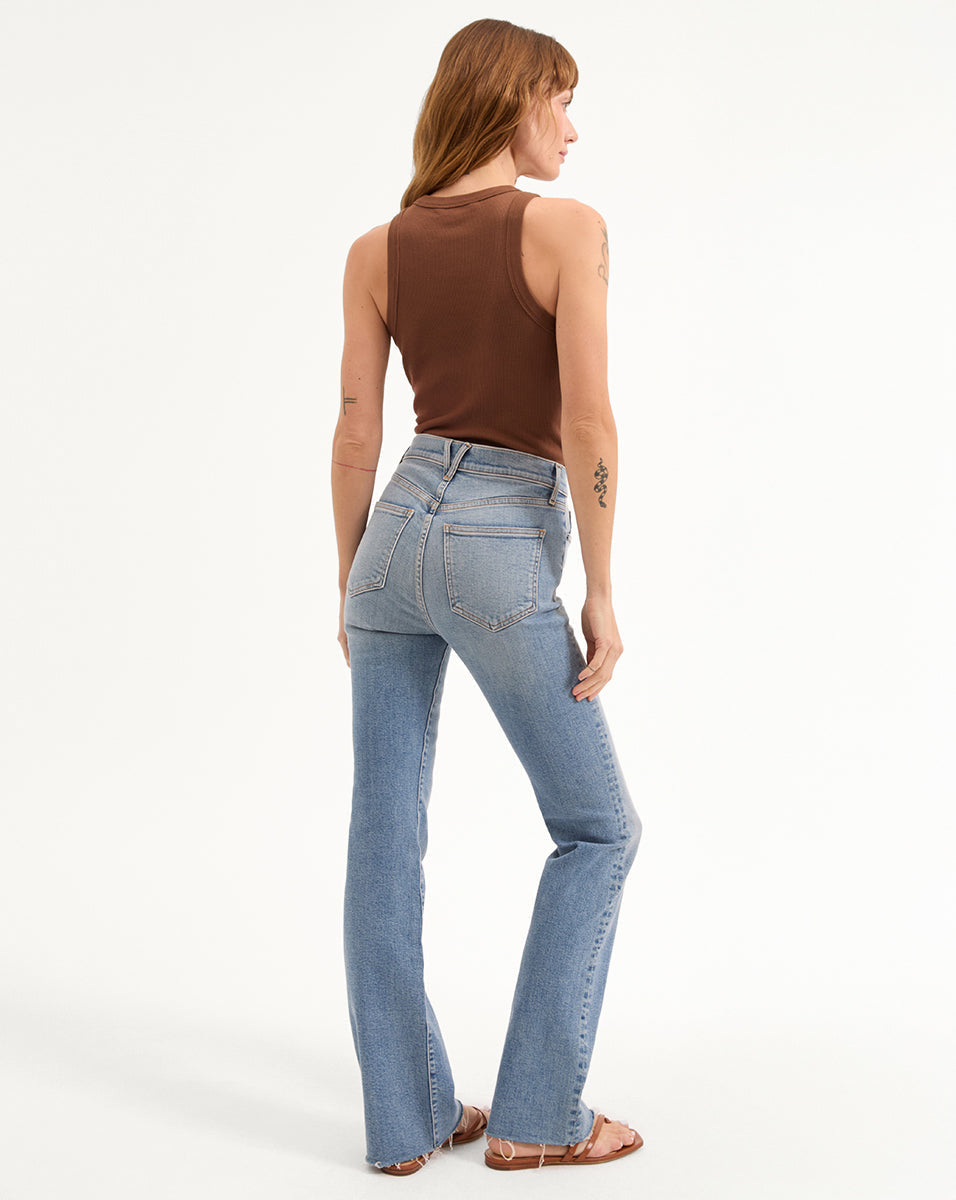 Cameron Raw Hem Bootcut Jean