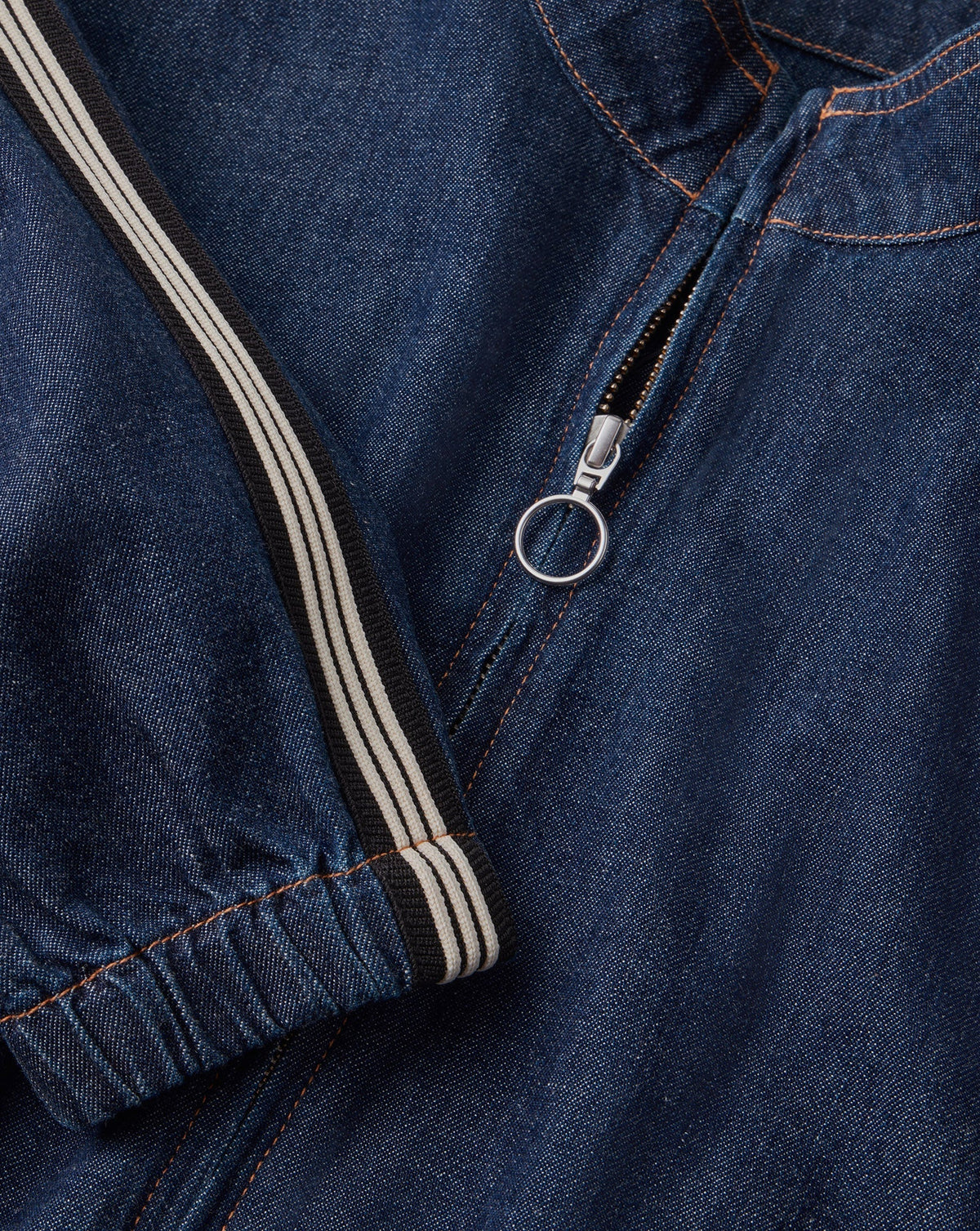 Gigi Denim Track Jacket