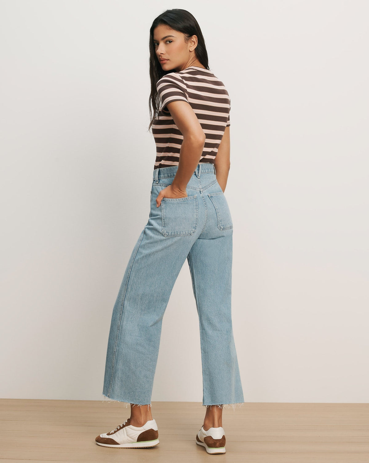 Pruitt Striped Ribbed T-Shirt