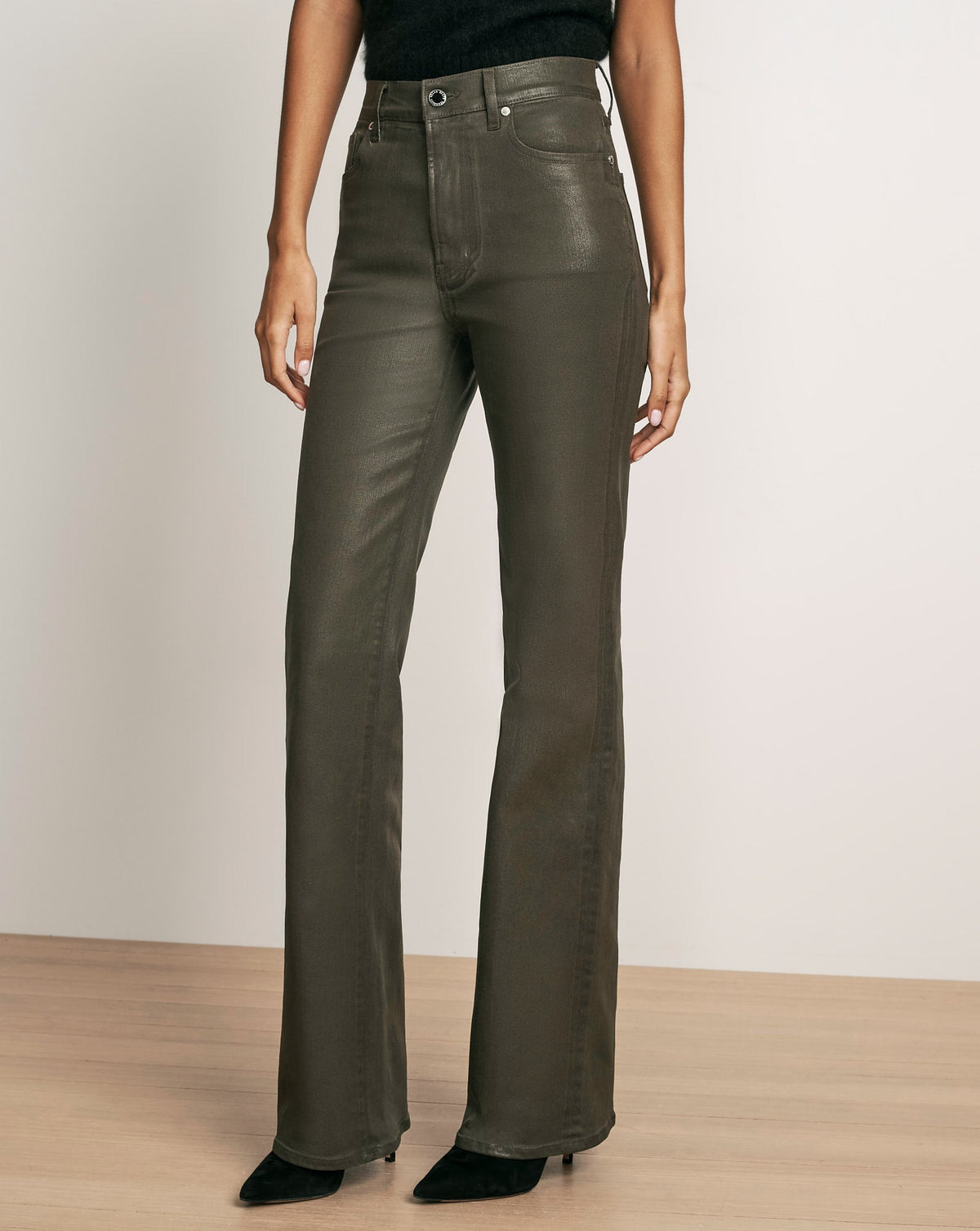 Crosbie Slim Wide-Leg Jean