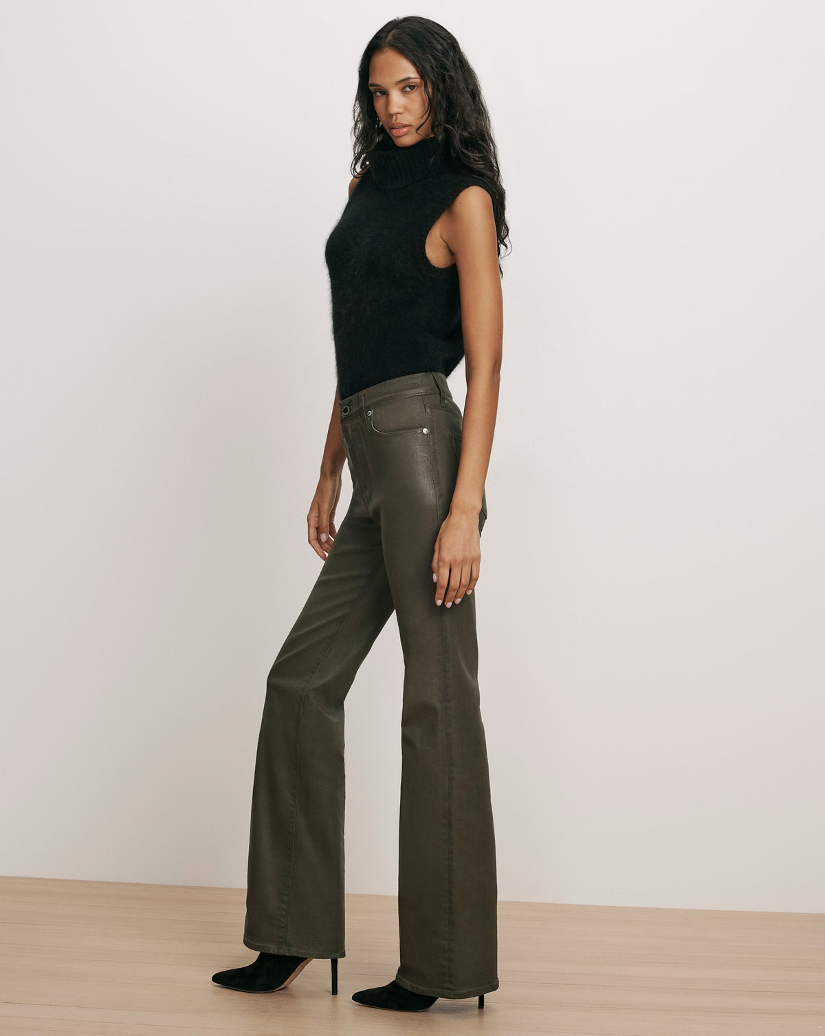 Crosbie Slim Wide-Leg Jean