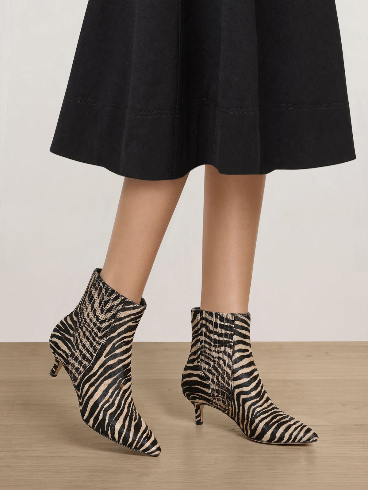 Lisa Ziger Kitten-Heel Ankle Boot
