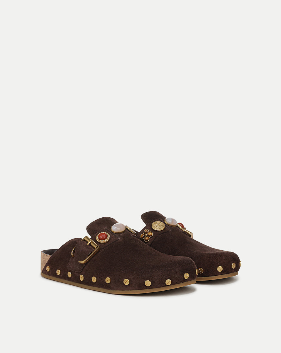 Fern Embellished Clog