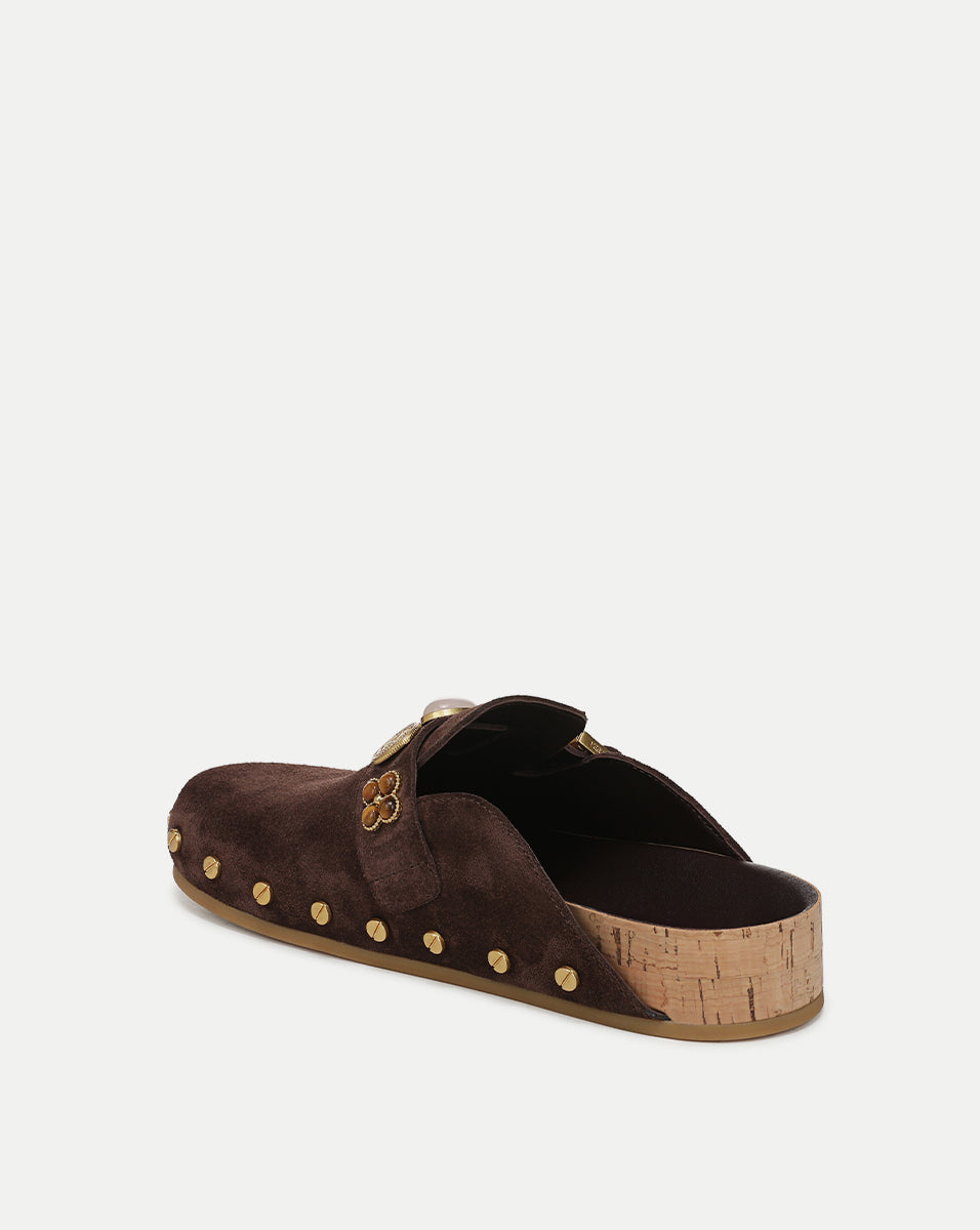 Fern Embellished Clog