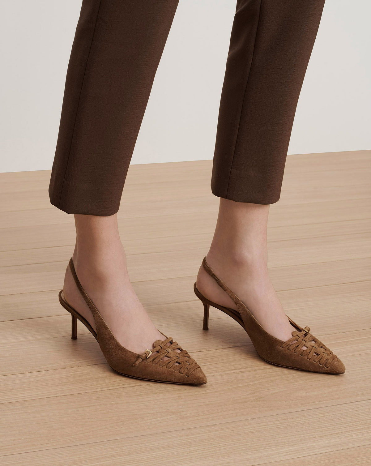 Rashida Woven Slingback Heel