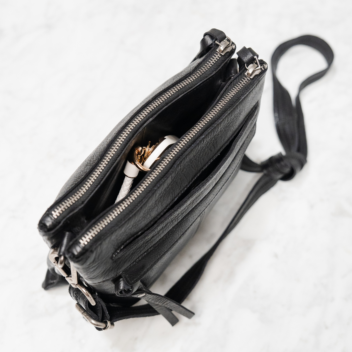 Jett Leather Crossbody