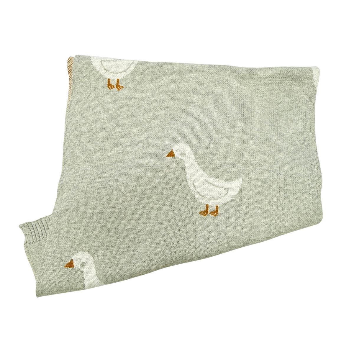 Viverano Organics Duck Waddle - Organic Cotton Jacquard Sweater Knit