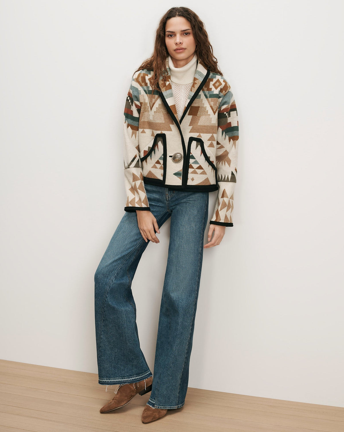 Short Wool Bolero Coat