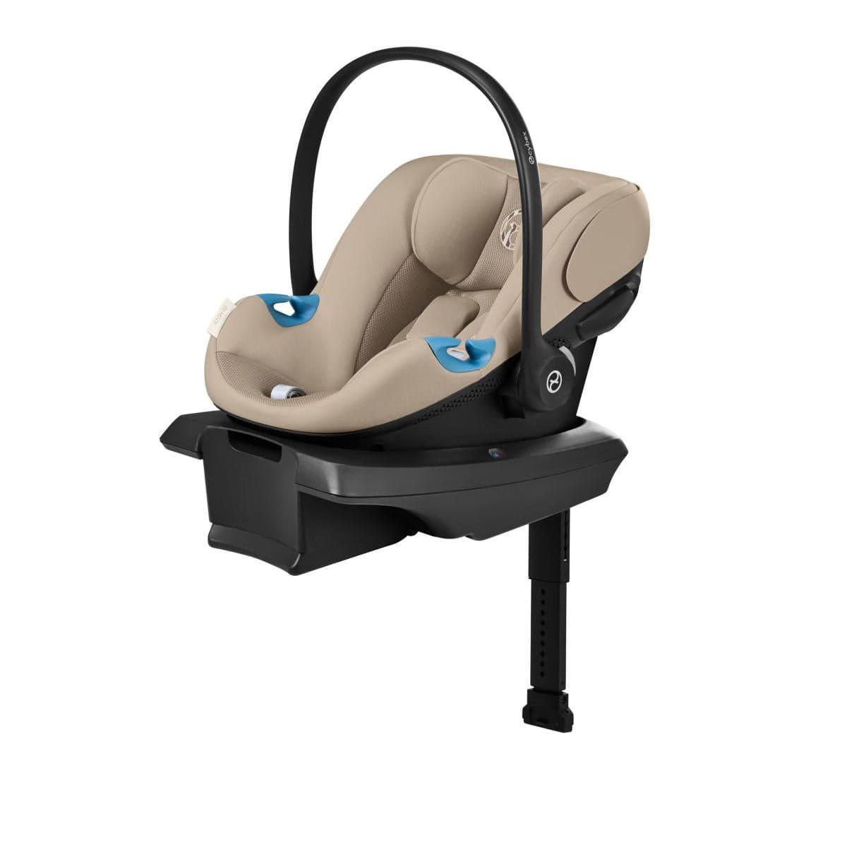 Cybex OPEN BOX Aton G2 Infant Car Seat with Load Leg Base - Almond