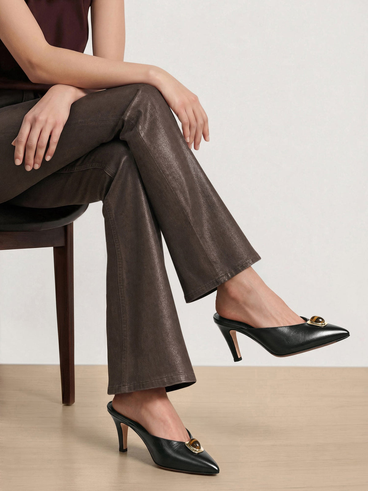 Rochelle Cabochon Mule