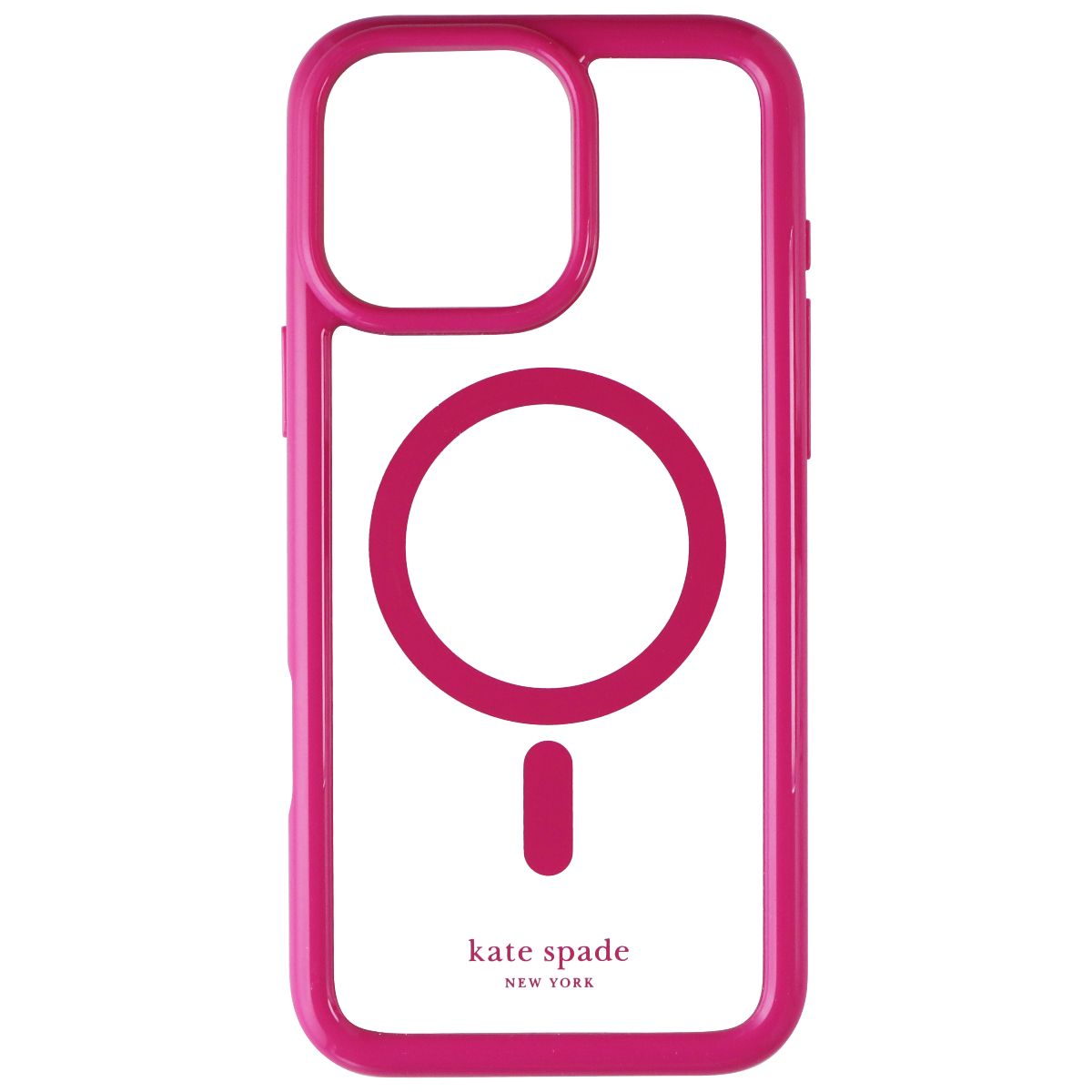 Kate Spade Ultra Protective Case for MagSafe for iPhone 16 Pro Max - Pink/Clear - New