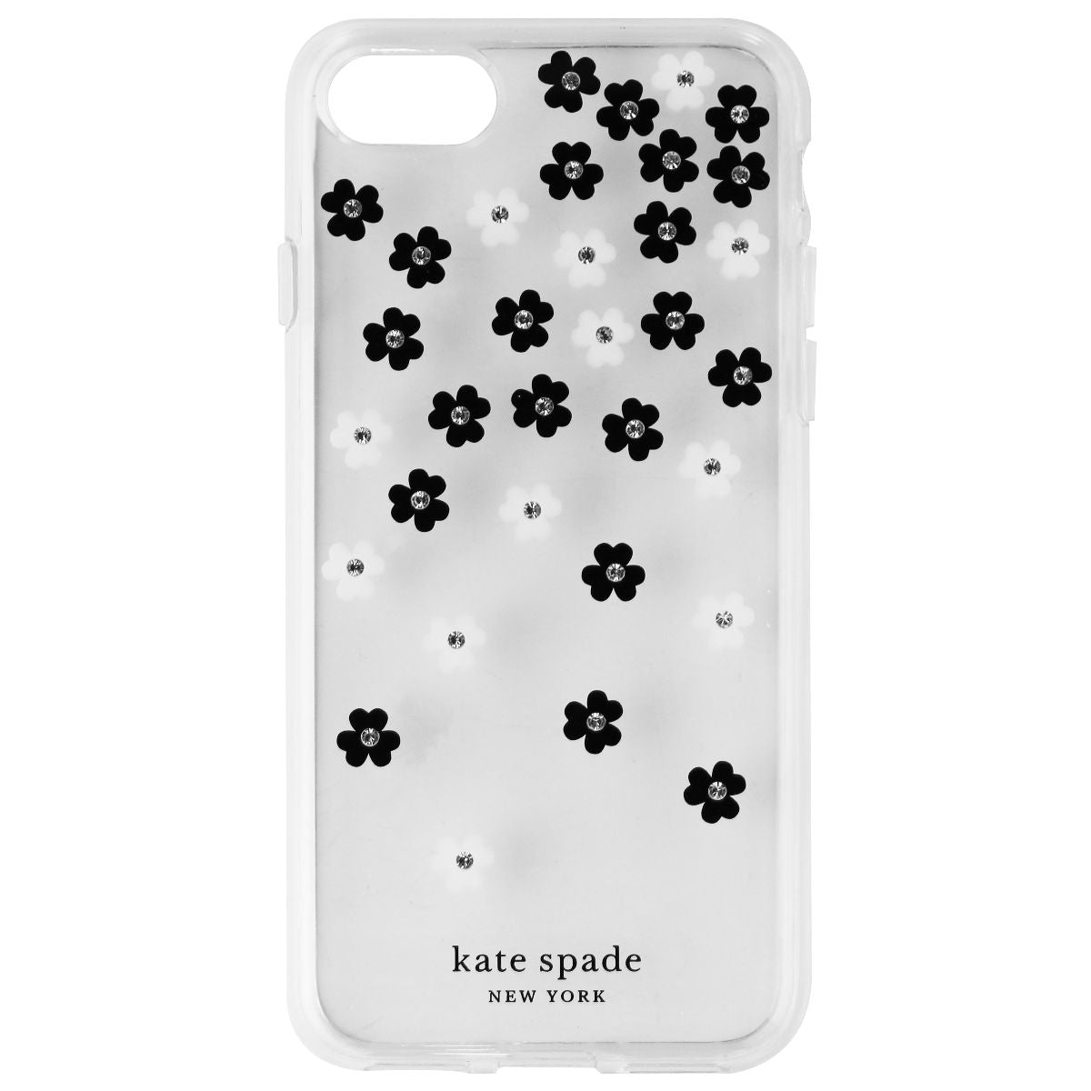 Kate Spade Flexible Hardshell Case for iPhone SE (2nd Gen) & 8/7 - Clear/Flowers - New