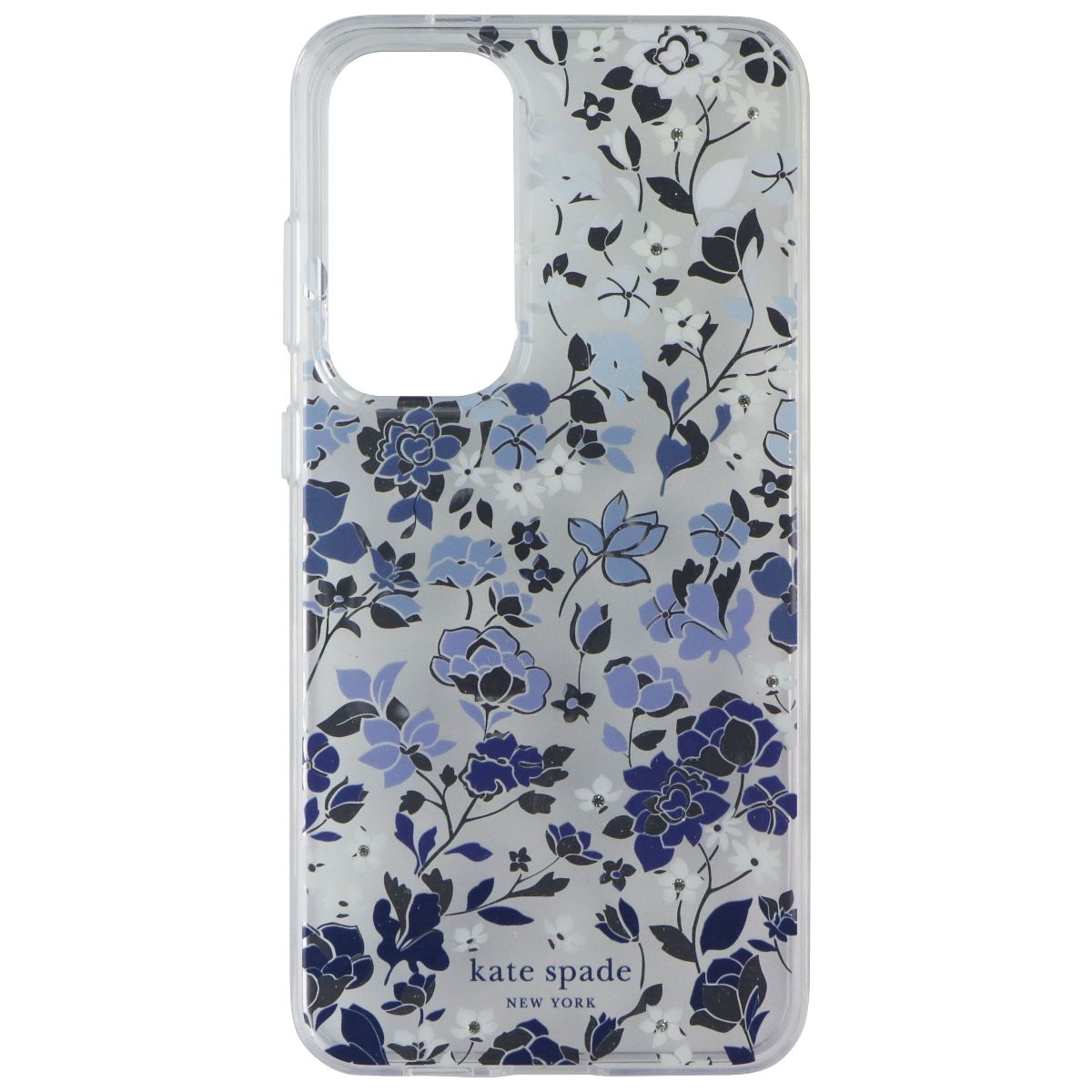 Kate Spade Protective Case for Samsung Galaxy S24 FE - Flowerbed Blue Gems - New