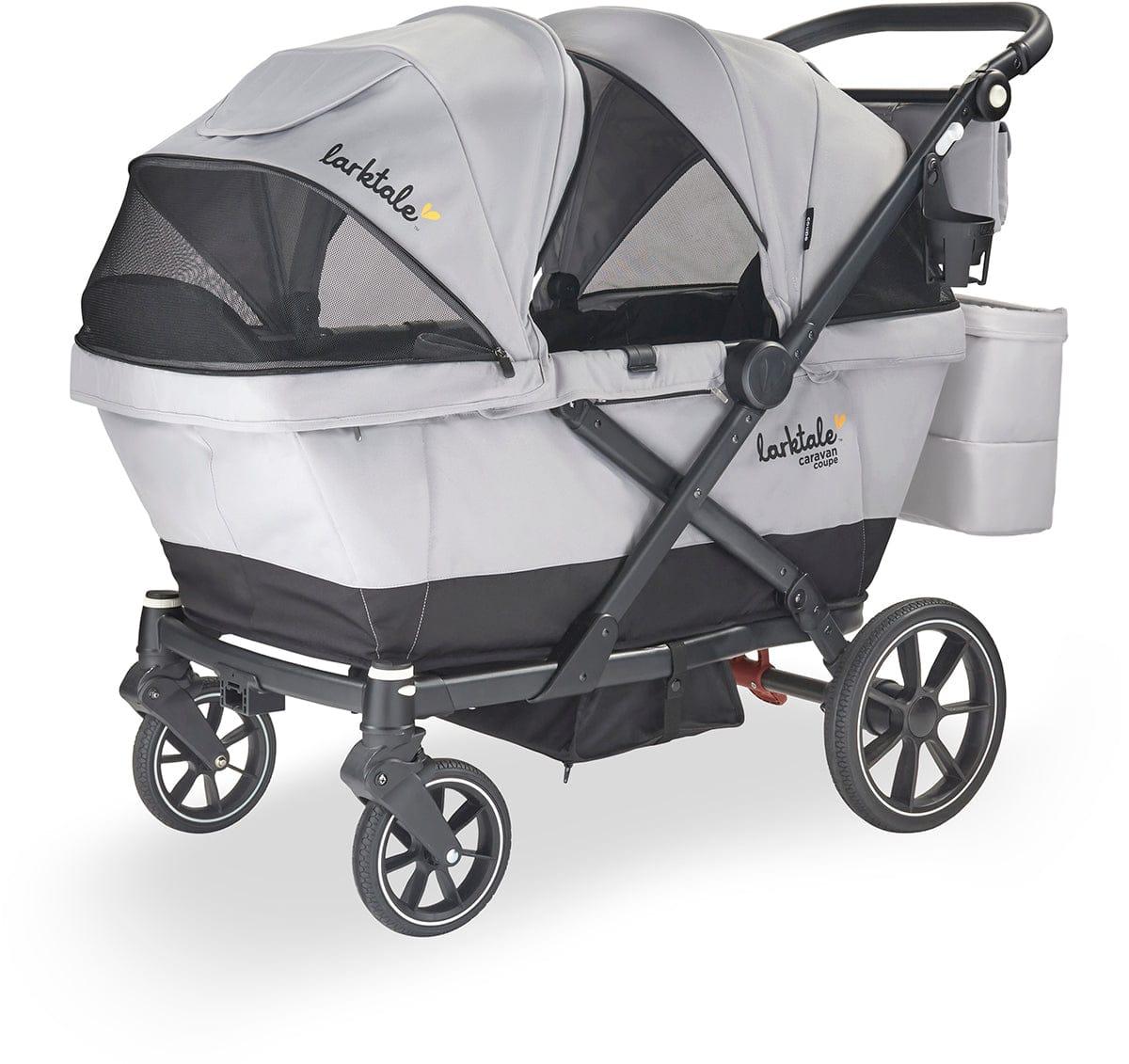 Larktale OPEN BOX Caravan Coupe V2 (2 Seater) Stroller Wagon - Gray /