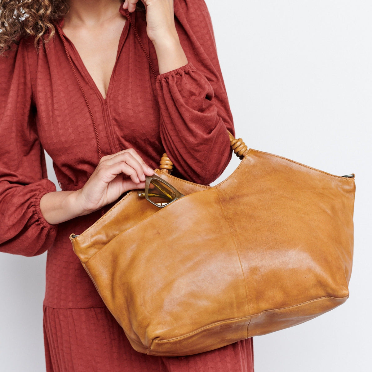 Nelly Leather Crossbody Bag