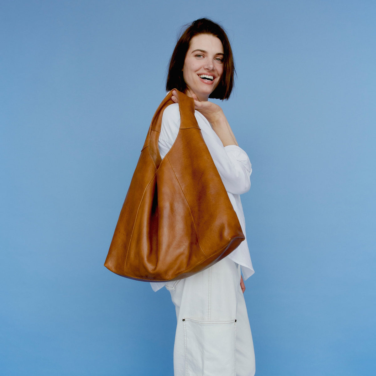 Lindsey Leather Tote Bag