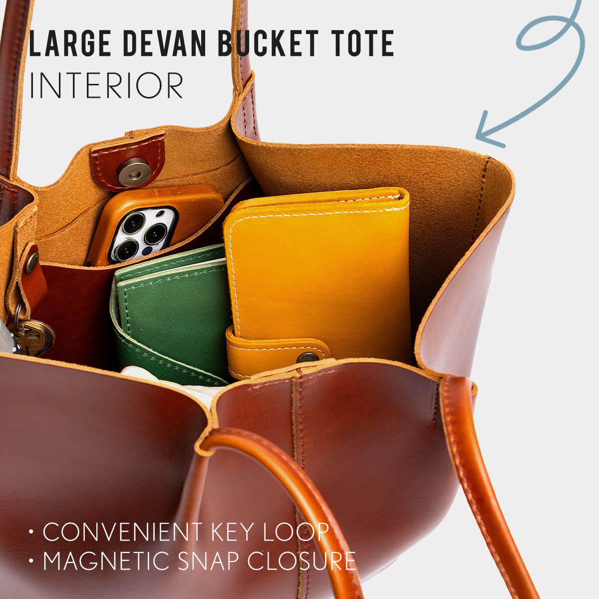 'Almost Perfect' Devan Bucket Tote