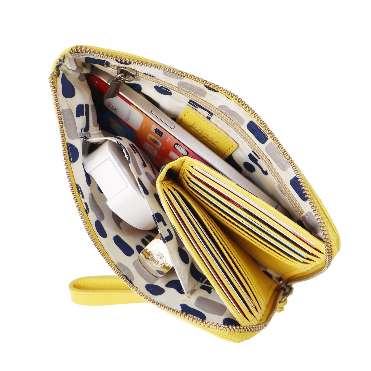 Muse Leather Wristlet