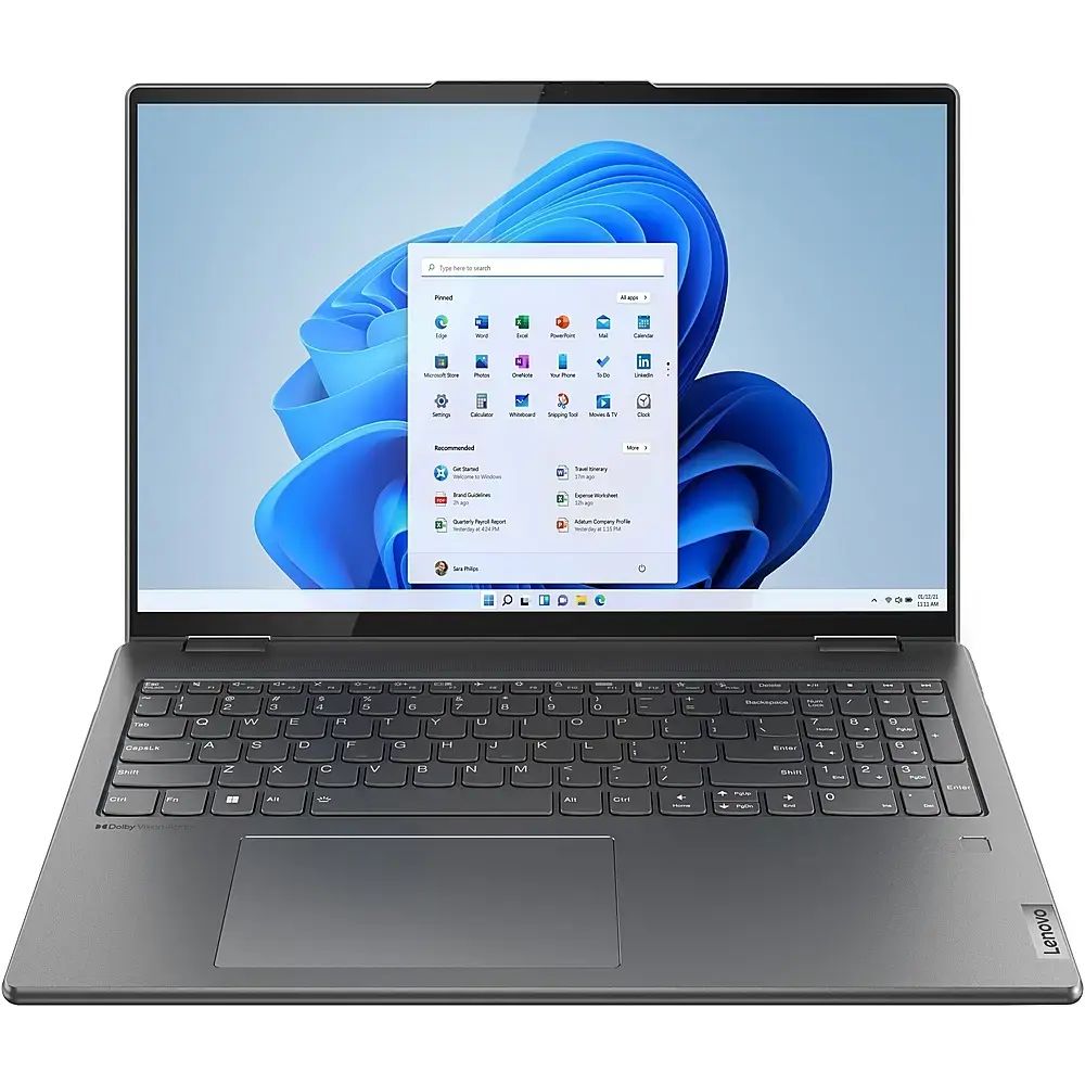 Lenovo IdeaPad Yoga 7 16IAP7 – 16" 2.5K – i7-1260P – 16GB RAM – 1TB SSD – 82QG0013US