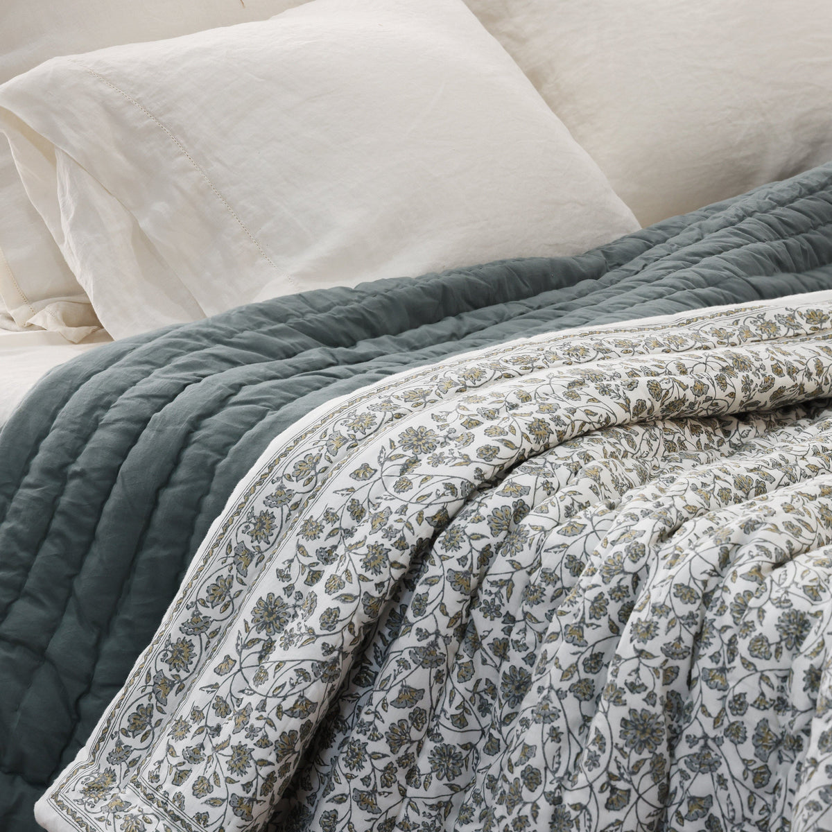 Lianna Block Print Quilt
