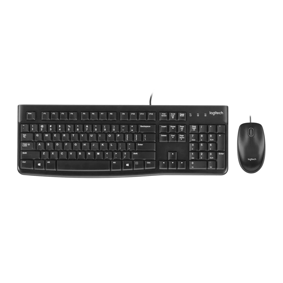 Logitech MK120 Corded Keyboard and Mouse Combo