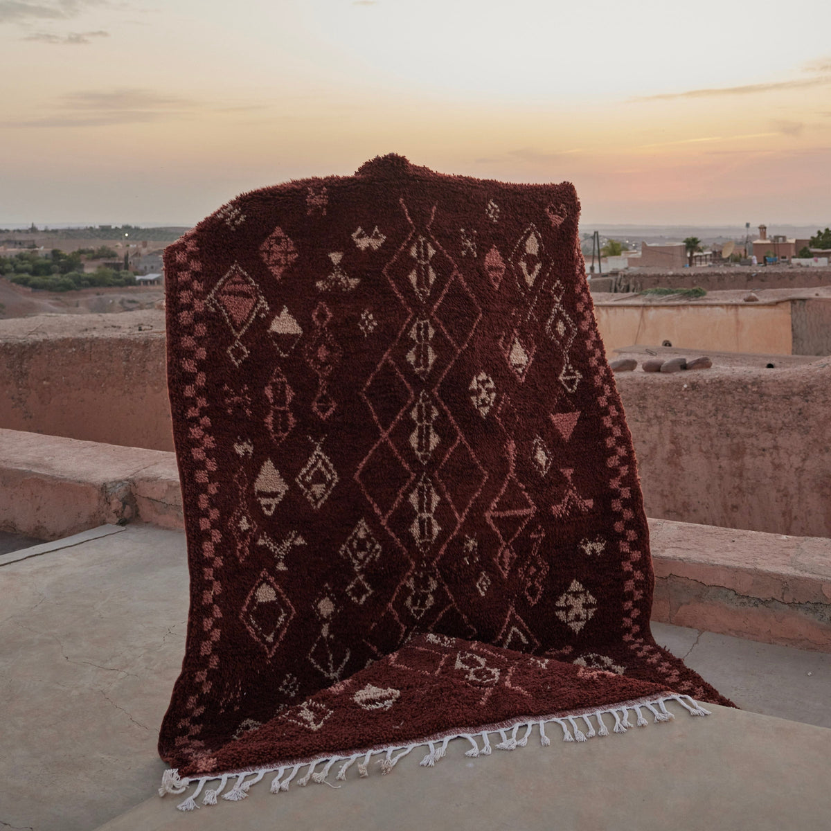 Mina Hand-Knotted Beni Ourain Area Rug