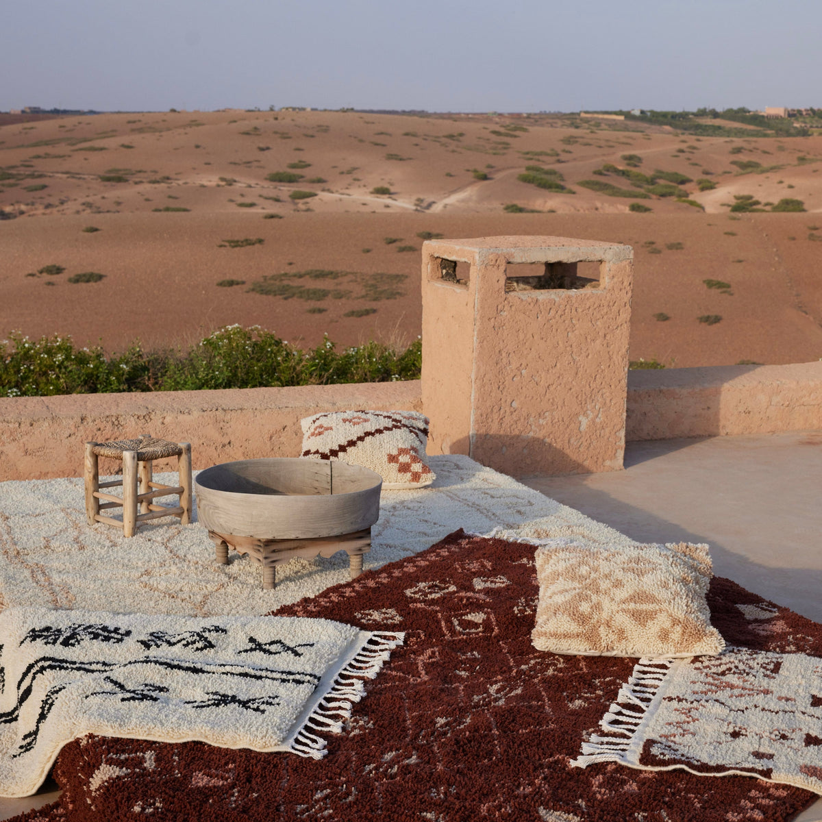Mina Hand-Knotted Beni Ourain Area Rug