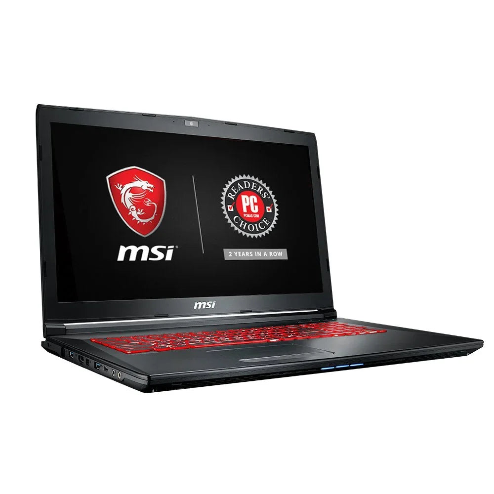 MSI 17.3" Gaming Laptop - i7-7700HQ - GeForce GTX 1050 - 8GB DDR4 - 128GB SSD+1TB HDD (GL72M 7RDX-800)