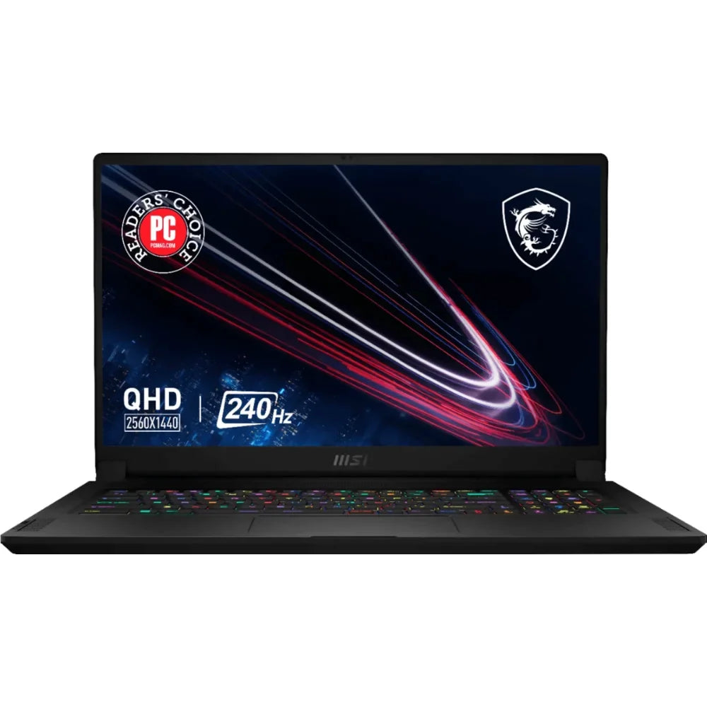 MSI GS76 Stealth 11UG-232 17.3" QHD 240hz Gaming Laptop - i9-11900H - RTX 3070 - 1TB SSD - 32GB RAM - Black - GS7611232