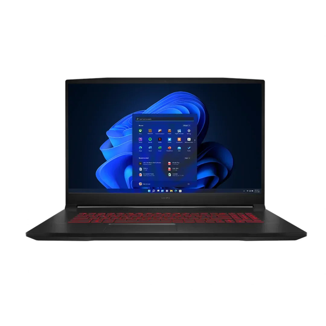 MSI Katana GF76 11UD-001 17.3" FHD 144hz - Core i7-11800H -RTX 3050Ti - 16GB RAM- 512GB SSD- Win10H, Black (GF76001)