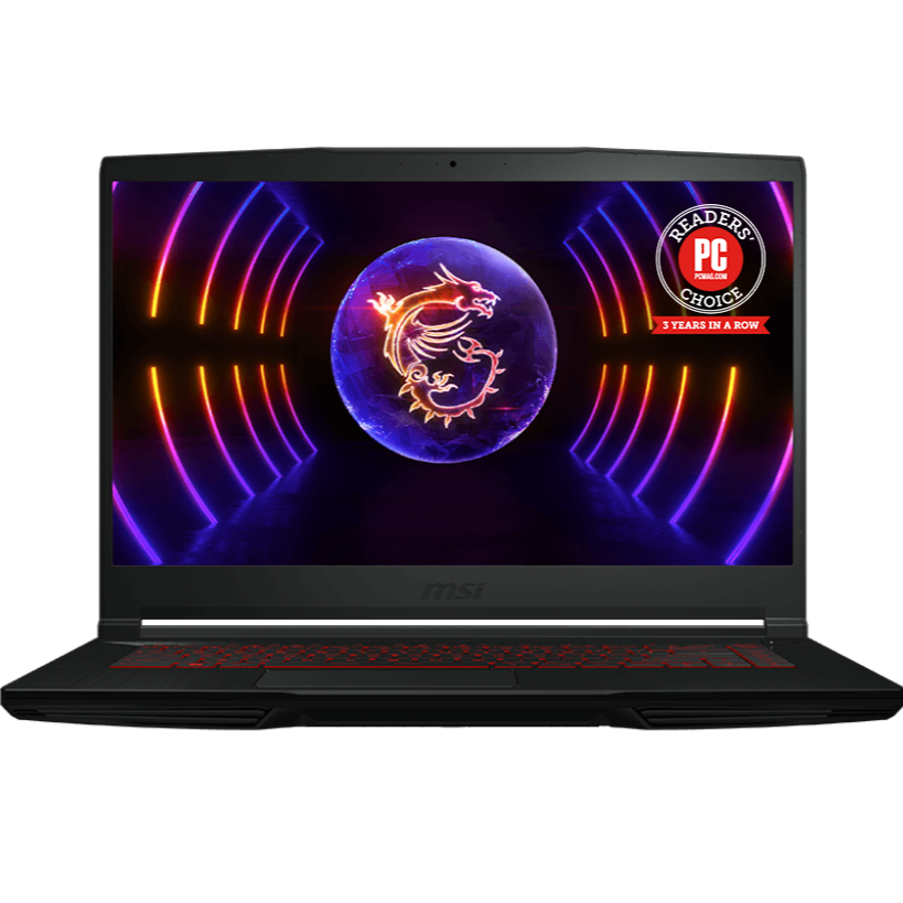 MSI Thin GF63 12VF-436US – 15.6" FHD 144Hz – Intel Core i7-12650H – 16GB RAM – RTX 4060 – 512GB SSD – Black – GF63436