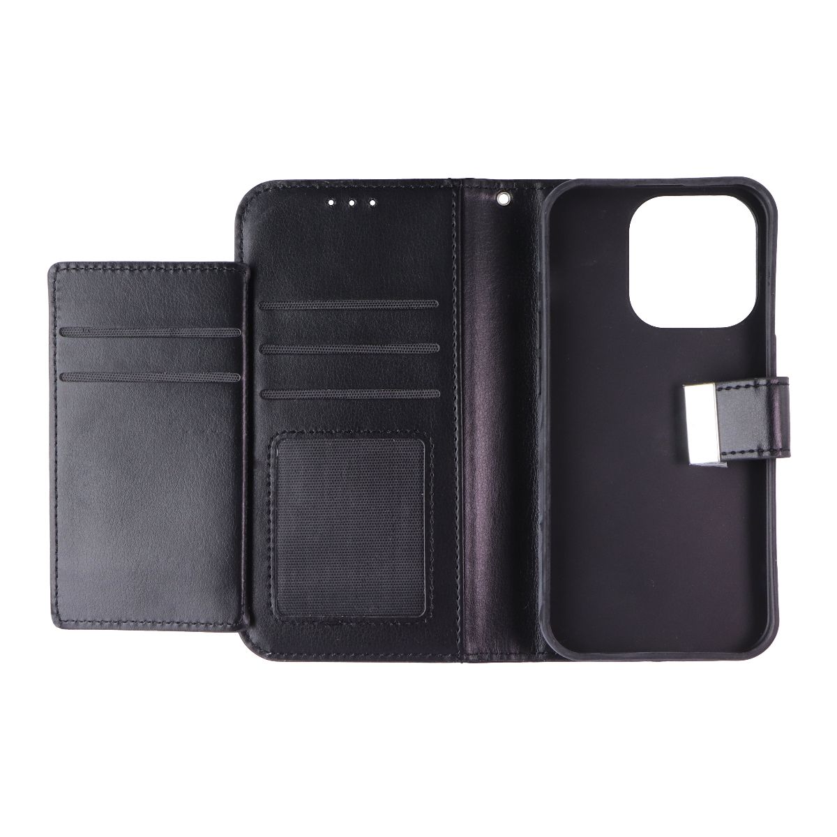 MyBat Pro MyJacket Xtra Series Wallet Case for Apple iPhone 15 Pro - Black - New