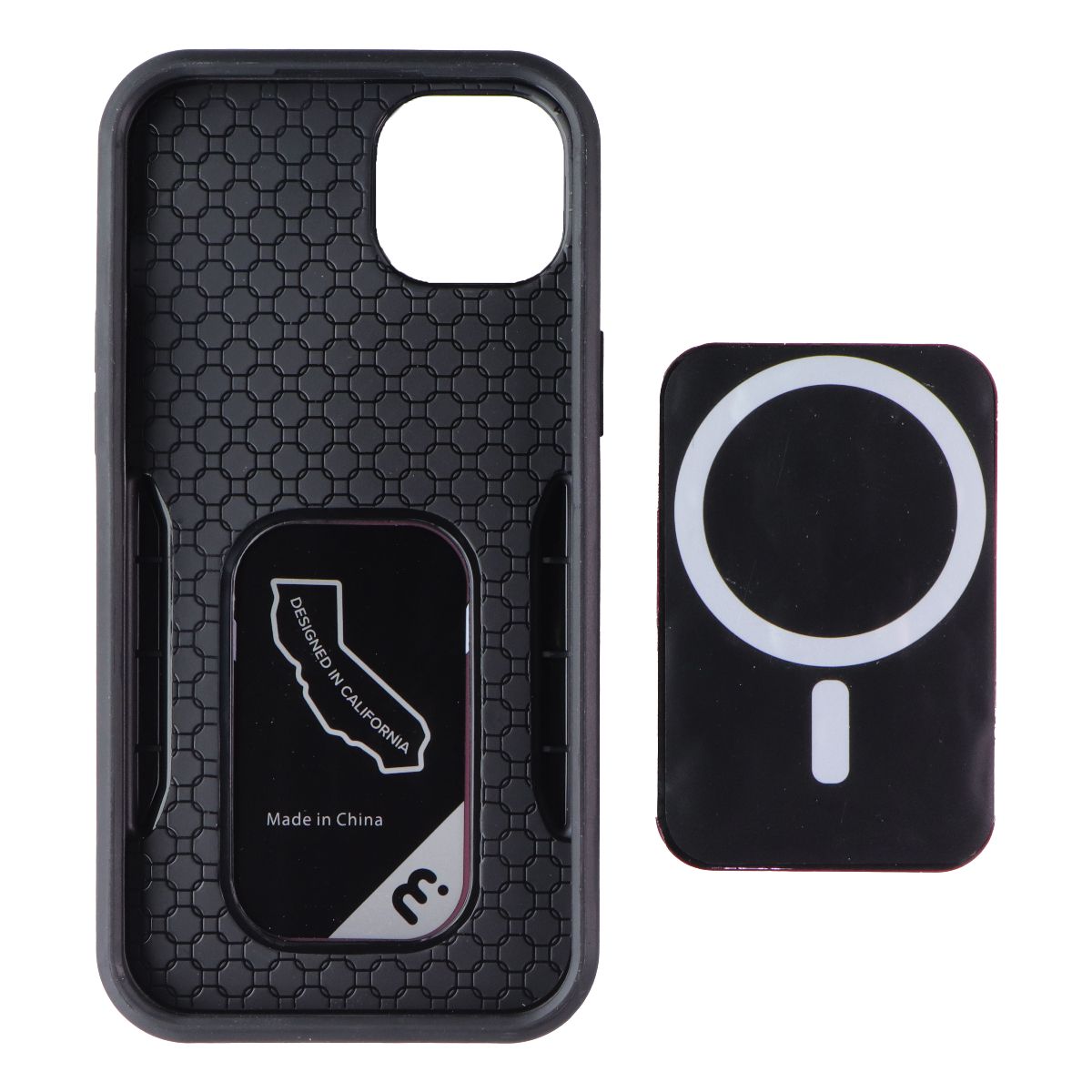 MyBat Pro Stealth Series Case with MagKick for Apple iPhone 14 Plus - Plum - New