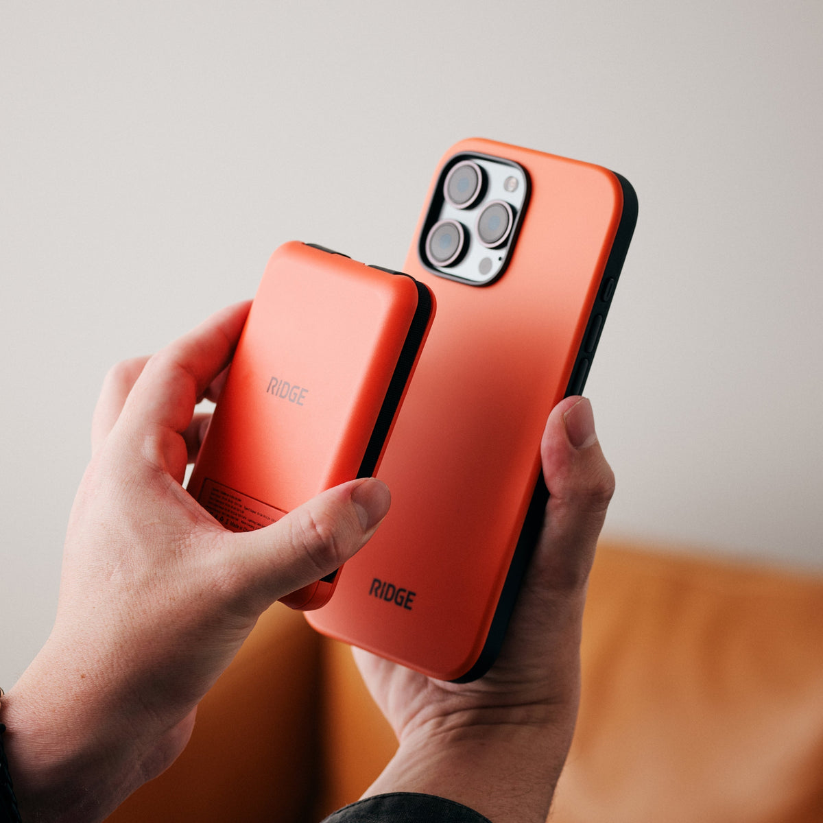 Everyday Charging Kit - iPhone 16 Plus - Basecamp Orange