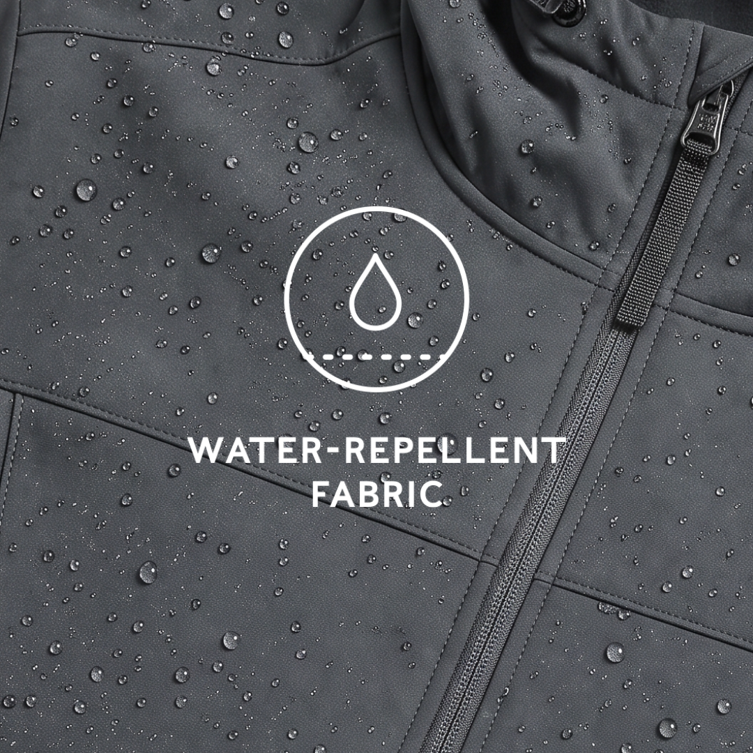 Marina Womens Long Water Resistant Softshell Jacket - Graphite