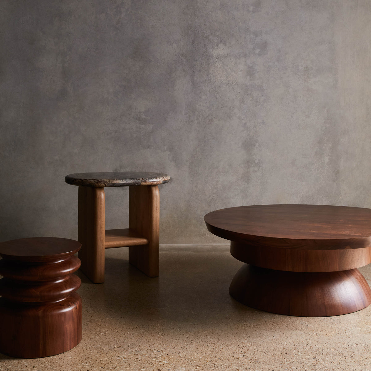 Mayra Marble Side Table