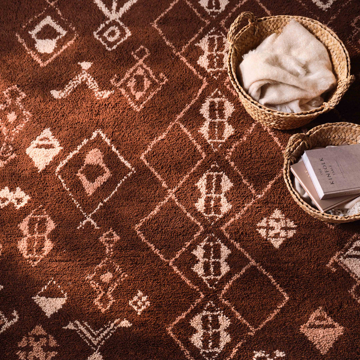 Mina Hand-Knotted Beni Ourain Area Rug