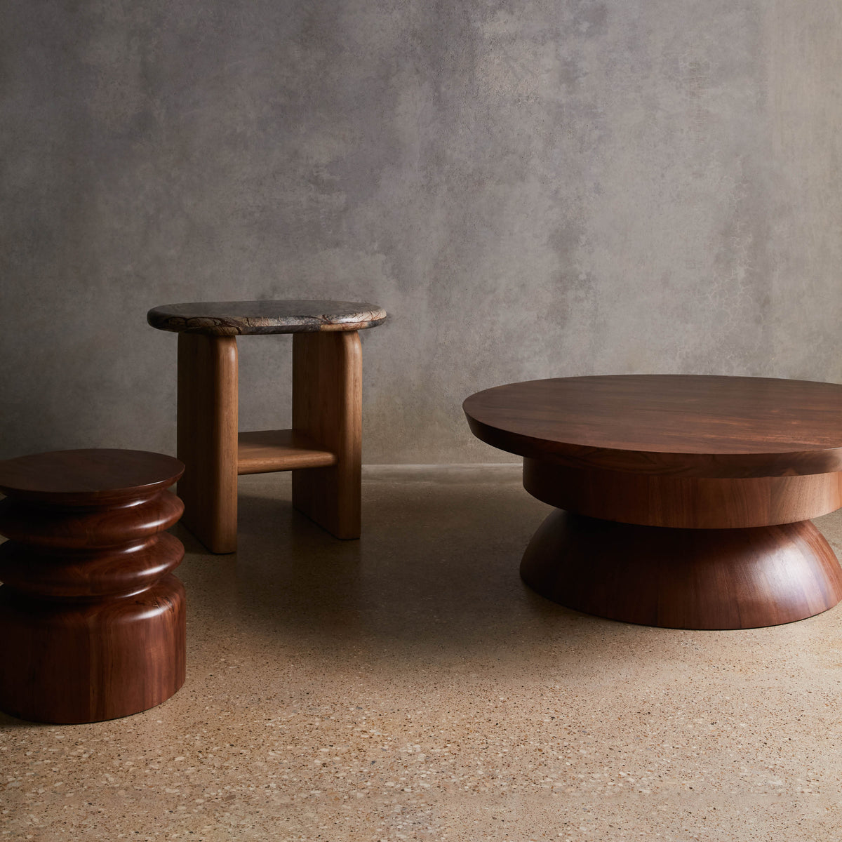 Mishka Wood Side Table
