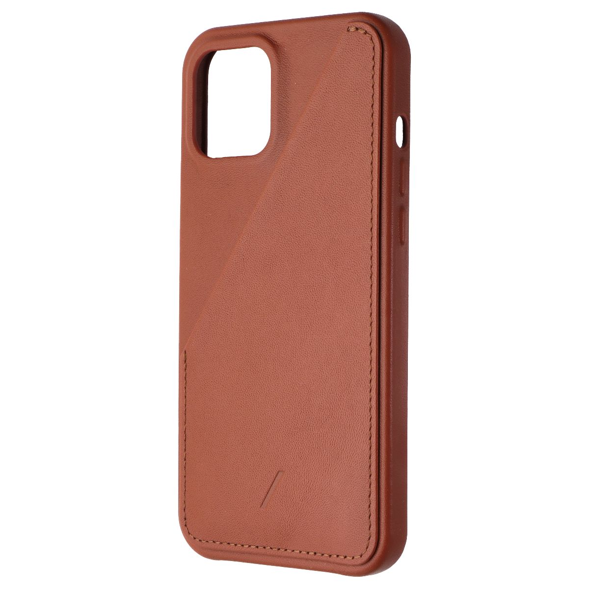 Native Union Clic Card Case for Apple iPhone 12 Pro Max - Tan Leather - New