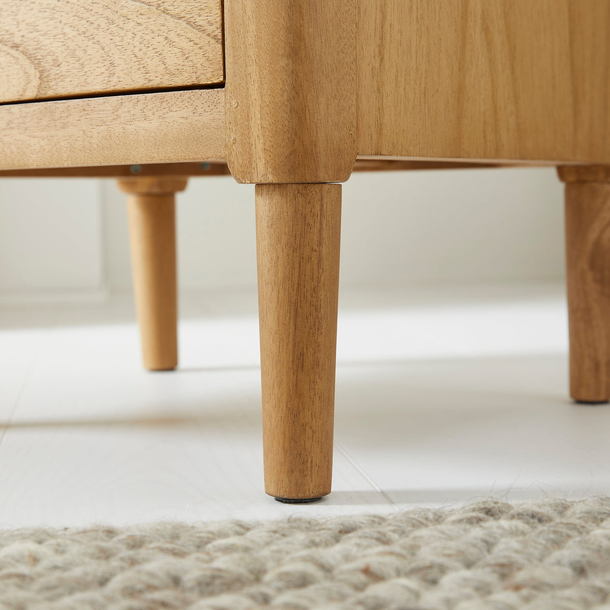 Norway Oak Wooden Bedside Table