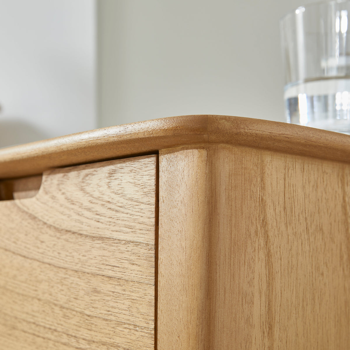 Norway Oak Wooden Bedside Table