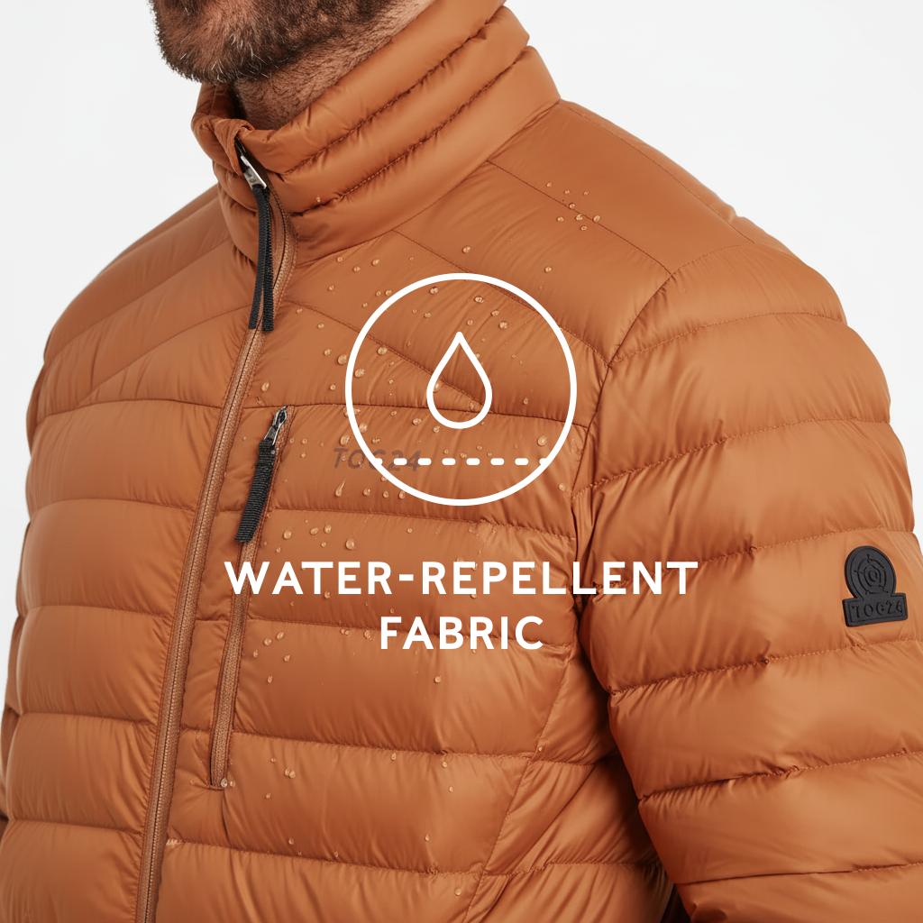 North Mens RDS Certified Down Jacket - Rust