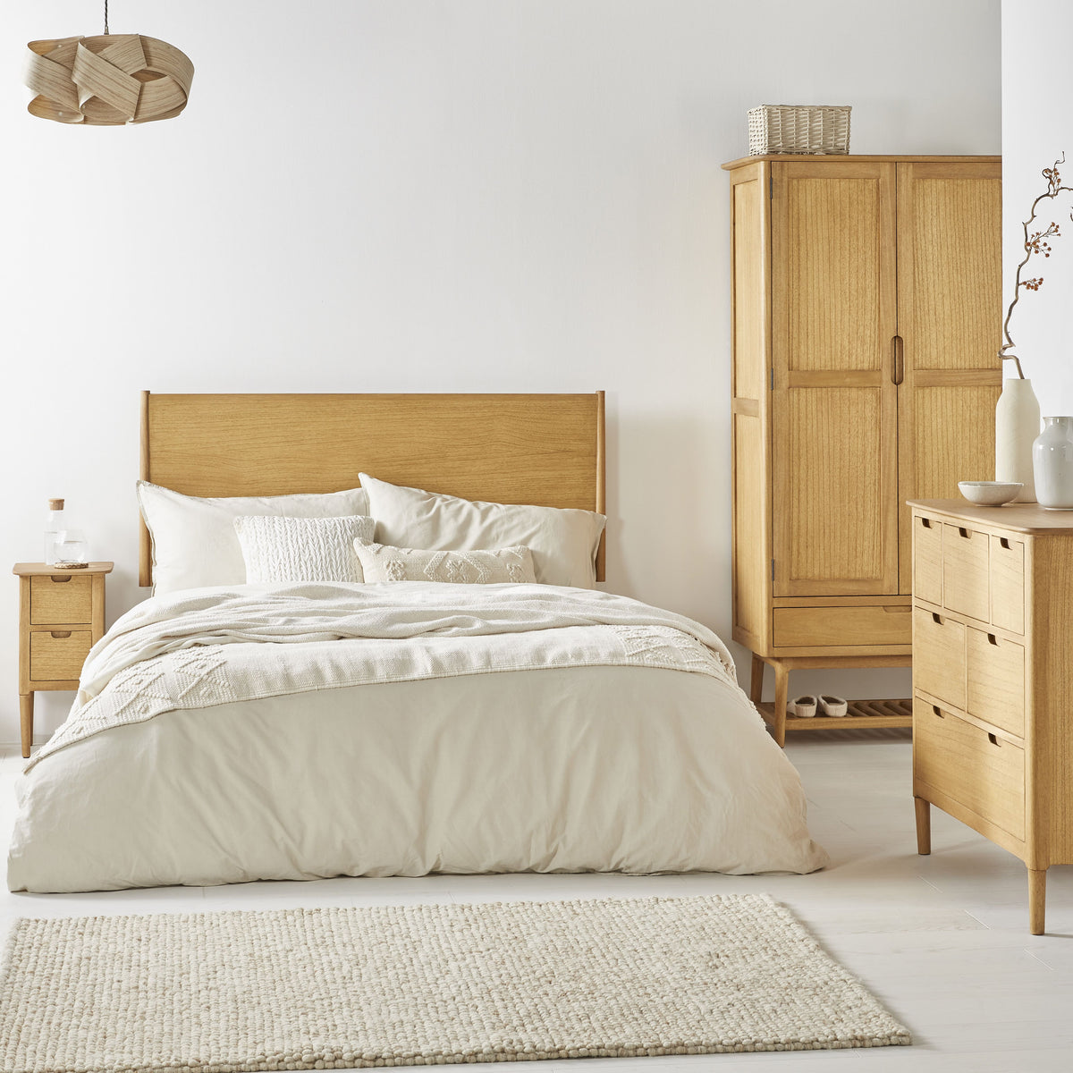 Norway Oak King Size Bed Frame